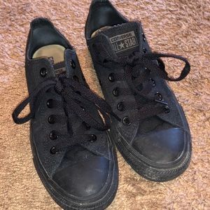 SOLD: All black converse size 8